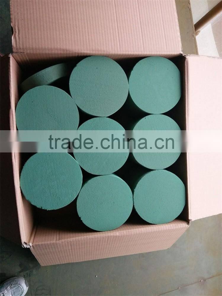 high quality stable wet floral foam oasis, round floral foam
