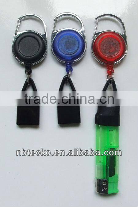 new design retractable plastic badge holder and string