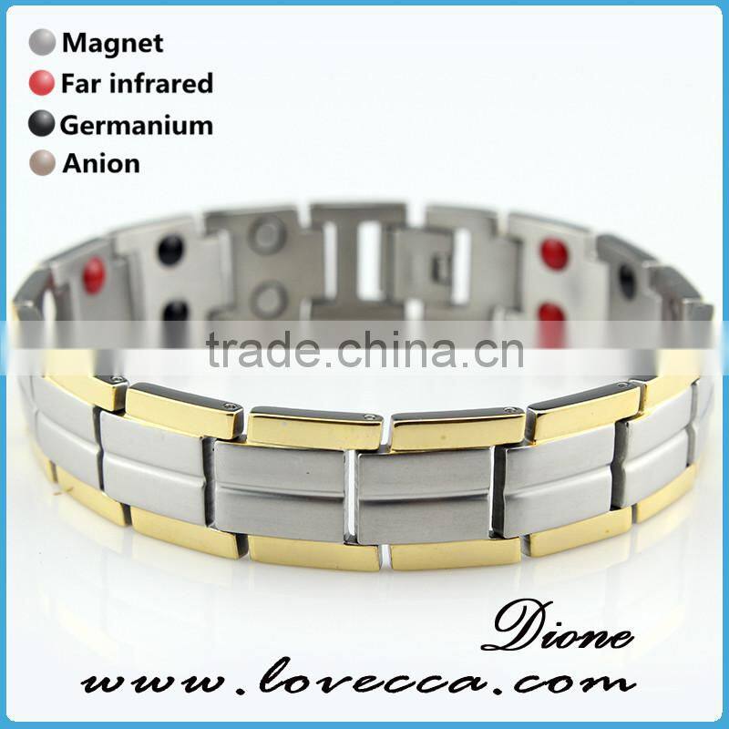 2017 health power energy germanium bio magnetic bracelet for men