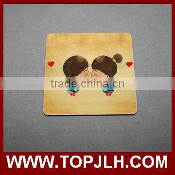 retro style sublimation blank wood coaster for drink