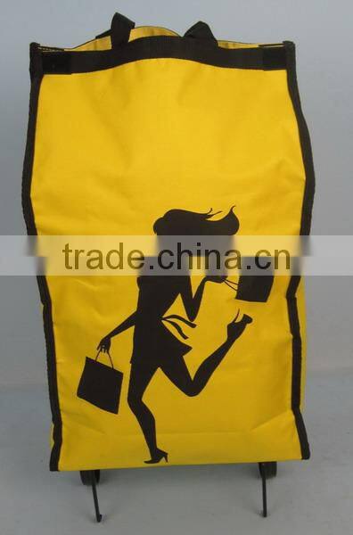 Fashion Fabric Shopping Bag Trolley Cart