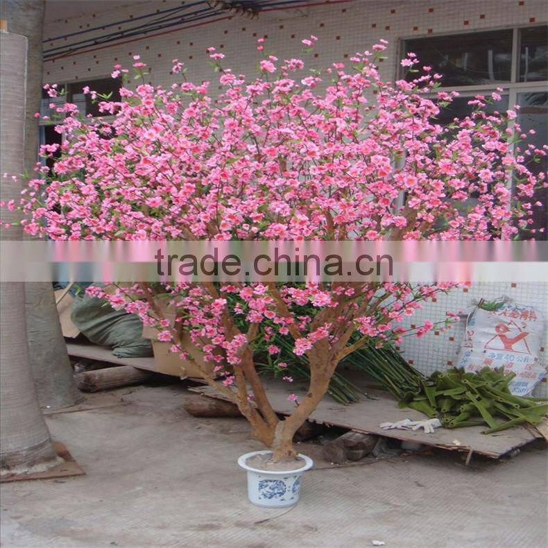 SJZJN 311 High Quality Artificial Peach Blossom Trees,High Similation Plant Tree Made In China New Product