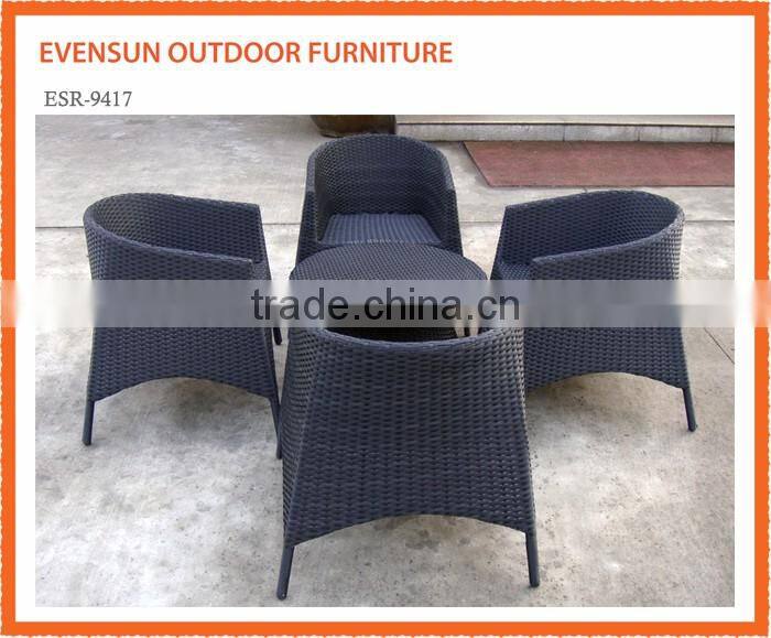 2016 hot sale garden chairs and tables outdoor leisure dining set