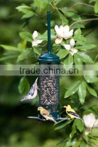 Hanging humming bird feeder