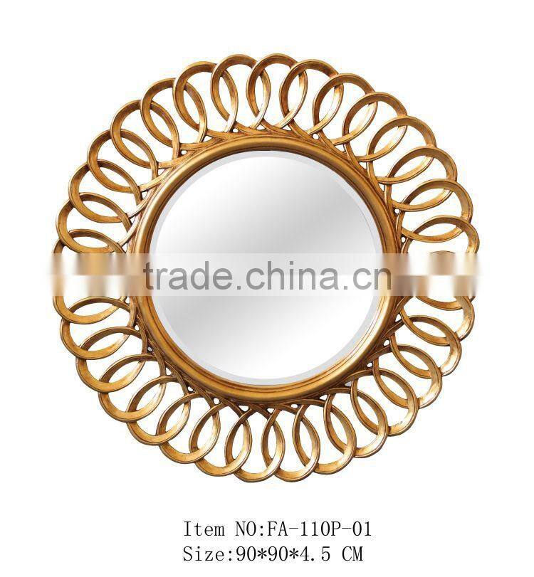 Round Decorative wall mirror for hotel living room FA-110P-01