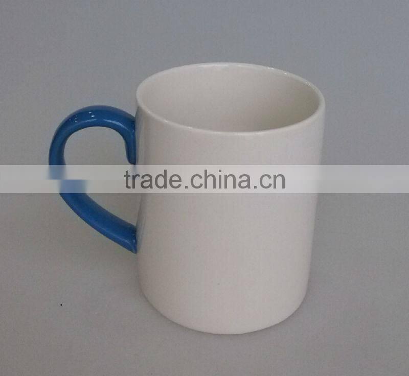 ceramic 14OZ color handle mug