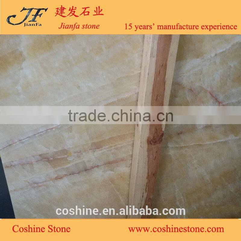 Chinese Top honey onyx marble Yellow onyx marble slab