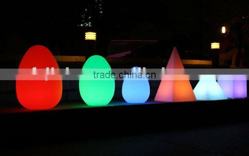 Cordless rechargeable led light of egg