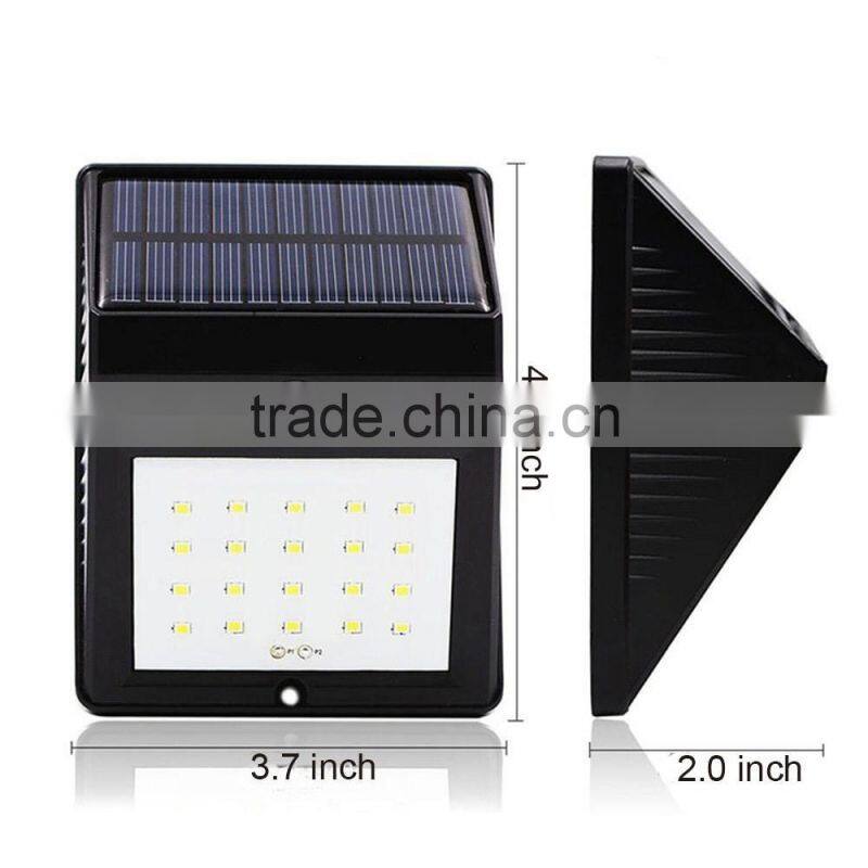 with 2 years warrantee 20led motion waterproof led solar light
