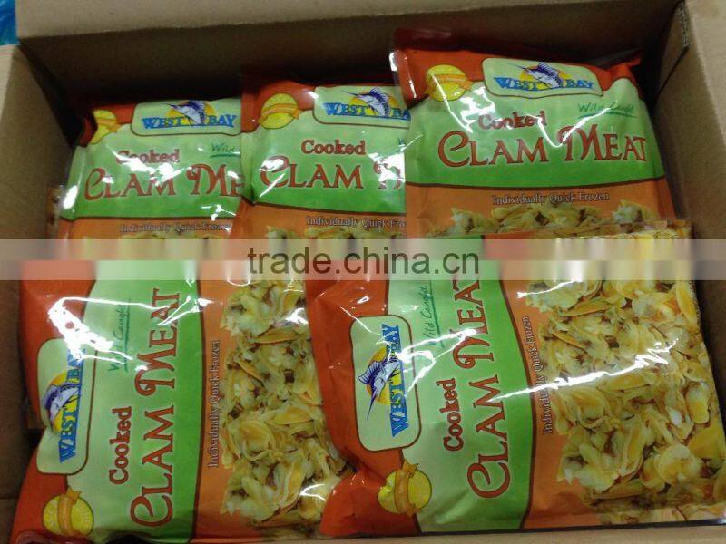 Tip-top quality frozen short necked clam meat