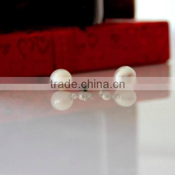 11-12mm freshwater latest design of pearl earrings