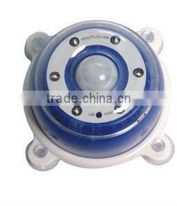 with rechargeable battery 6 led PIR motion sensor light