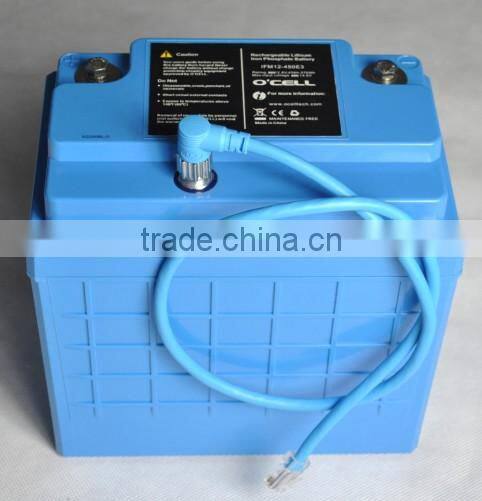 Rechargeable 12V40Ah lifepo4 Batteries with Modbus RS485