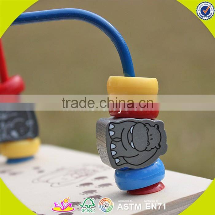 2017 New design wooden beads game cube wooden beads game mini wooden beads game W11B132