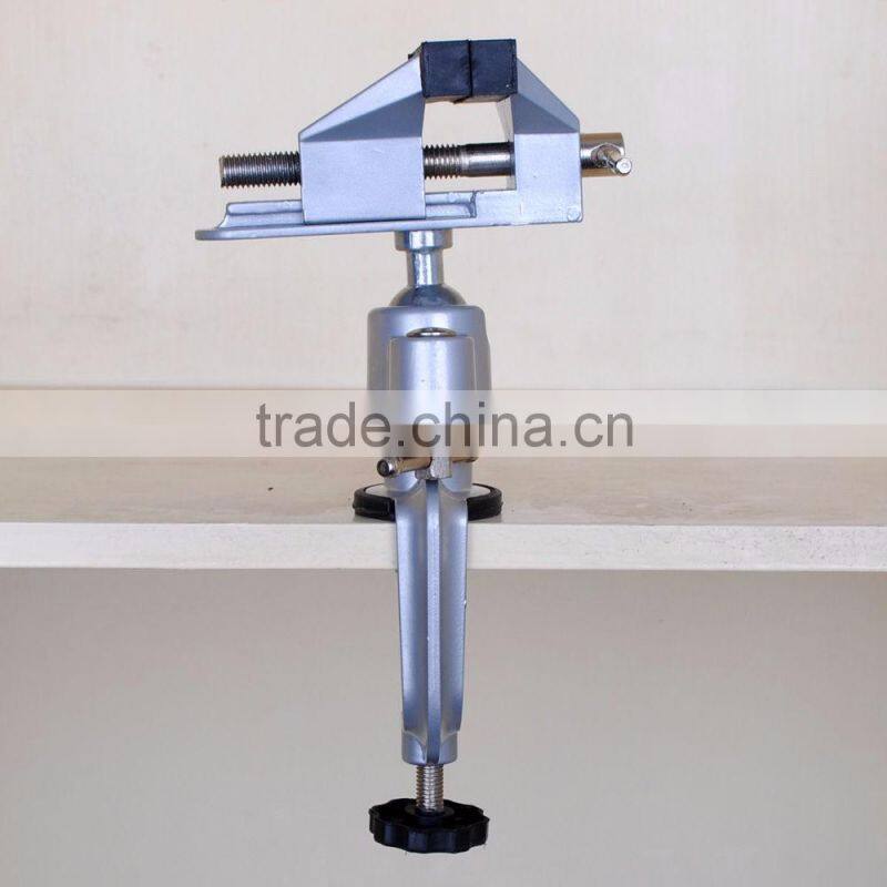 Table Bench Vise Work Bench Clamp Swivel Rotated Vice Hobby Craft Repair Tool