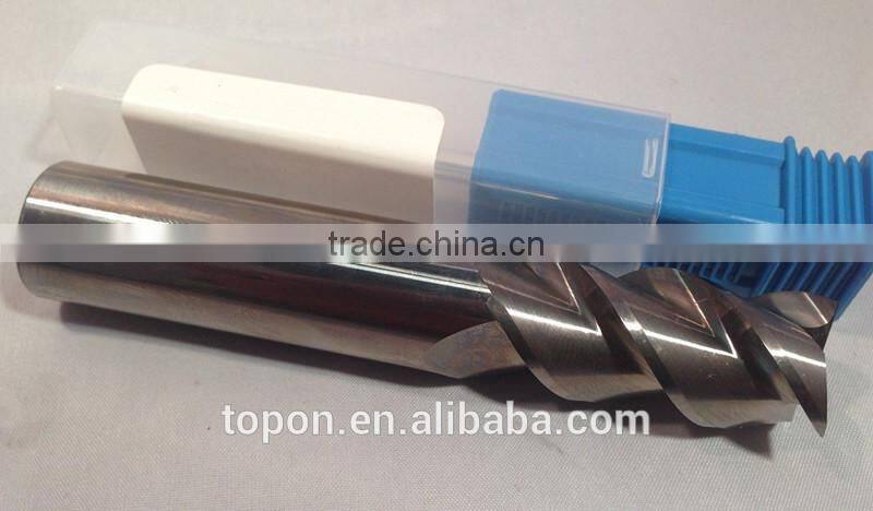 3 flutes square end mill solid carbide