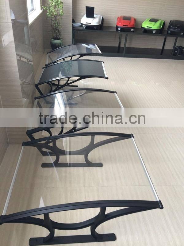 Roof for robot mower-transparent with tipping function