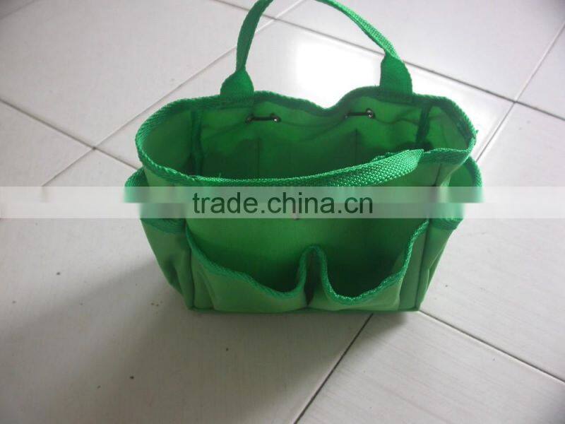 Strong canvas fabric children garden tools bag