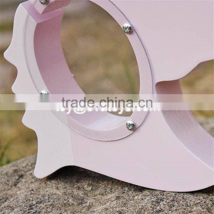 New design lovely wooden unicorn piggy bank for kids W02A257