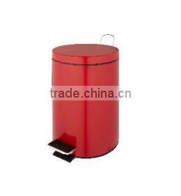 multicolors painted stainless steel dustbin/trashcan with good quality