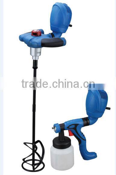 2015 NEW 350W Electric spray gun / electric paint spray gun / hvlp spray gun & Mixer Set CX04A