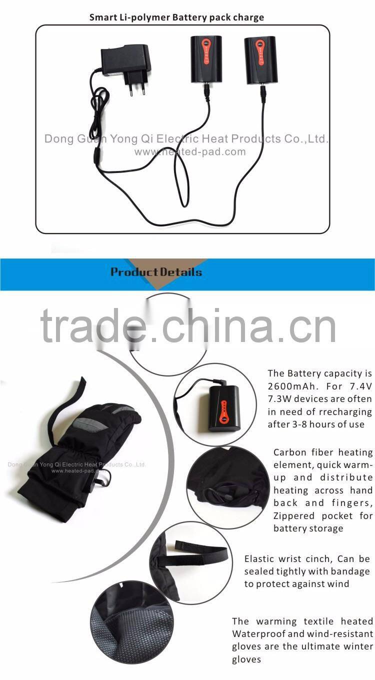 Electric Rechargeable Battery Heating Gloves