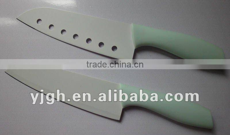 2pcs non-stick Santoku knife set