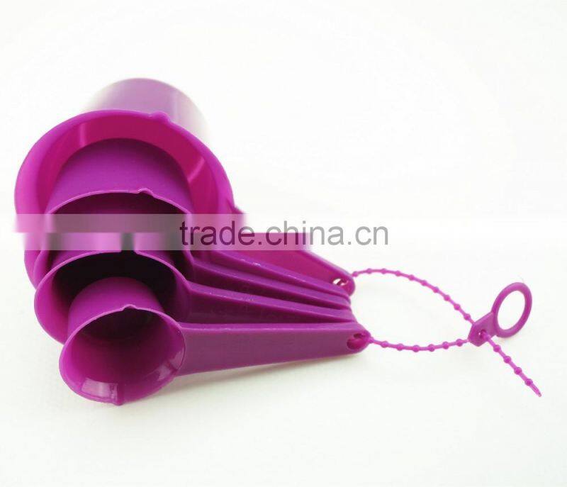 47064 Set of 5 pcs Plastic Kitchen Baking Measuring Measure Spoon Cup Set NEW