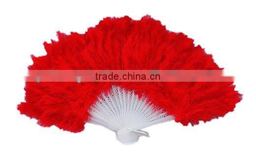 Hand party feather fan belly fan