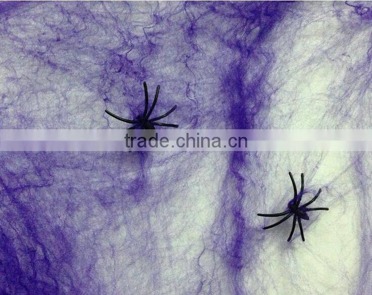 halloween party decorations cobweb with spiders