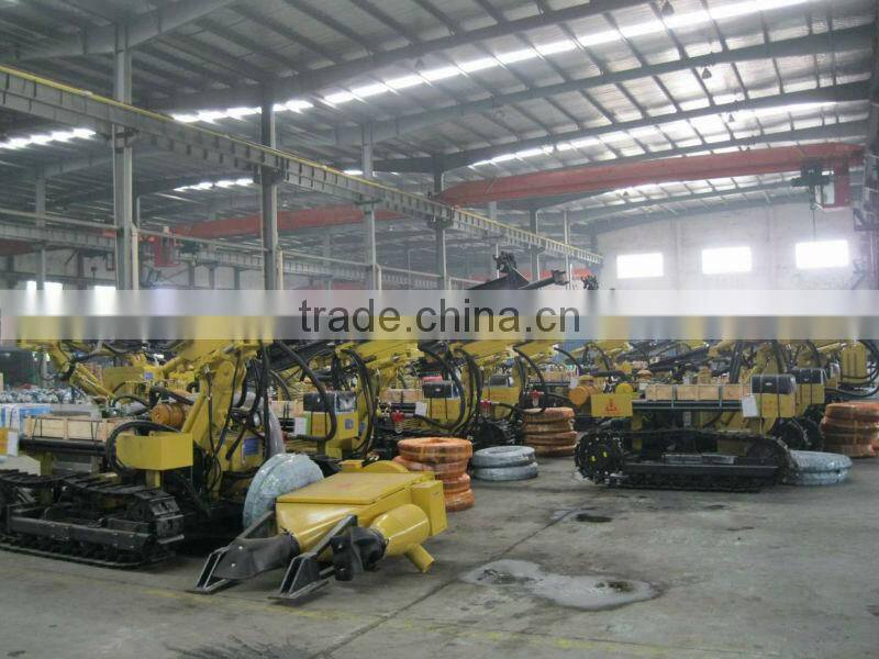 2015 hot sold in Africa crawler type tracked drilling rig