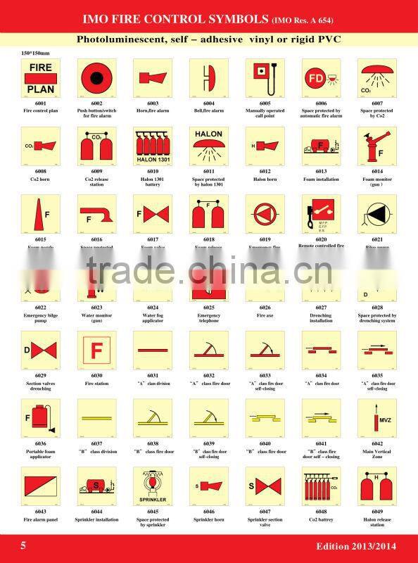 Fire Control Sign IMO Symbol
