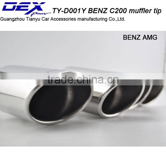 car part best price exhaust system exhaust pipe muffler tip for b-enz amg c200