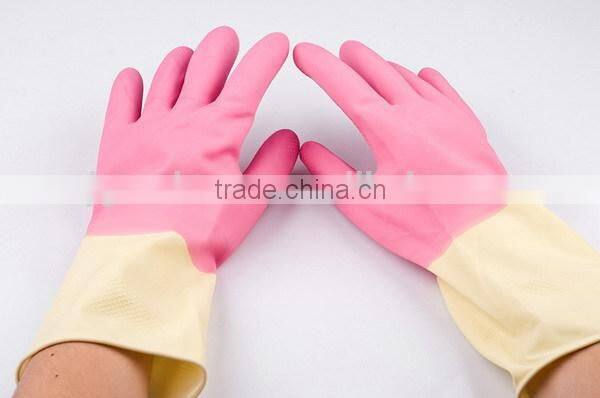 Home Furnishing Dish Washing Gloves Natural Latex Gloves