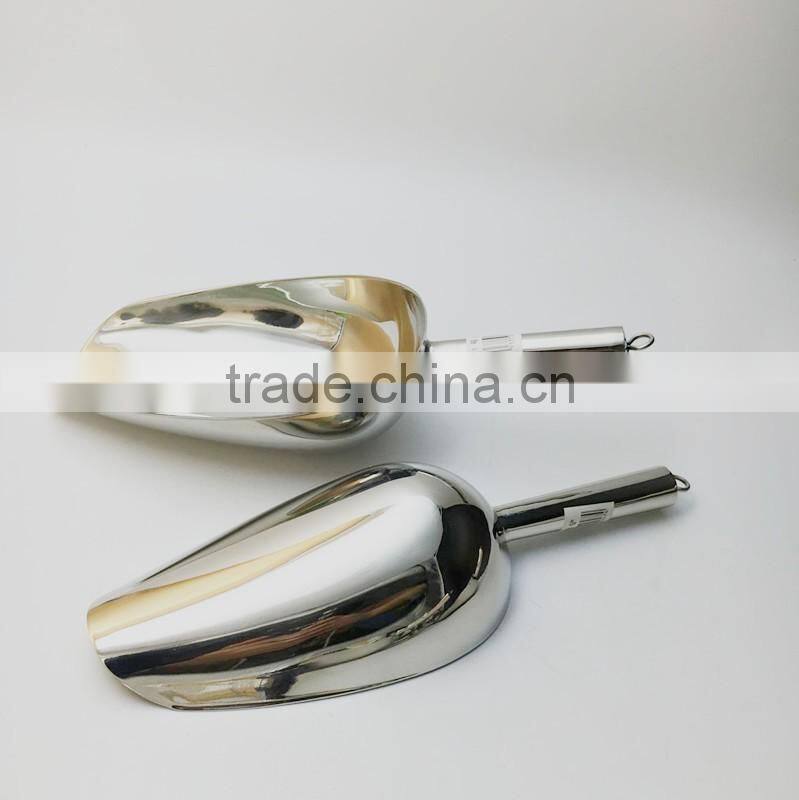 Multi-fuctional Stainless Steel Ice Scoop Grain shove Ice Shove animal Feed Shovel Rice Spade