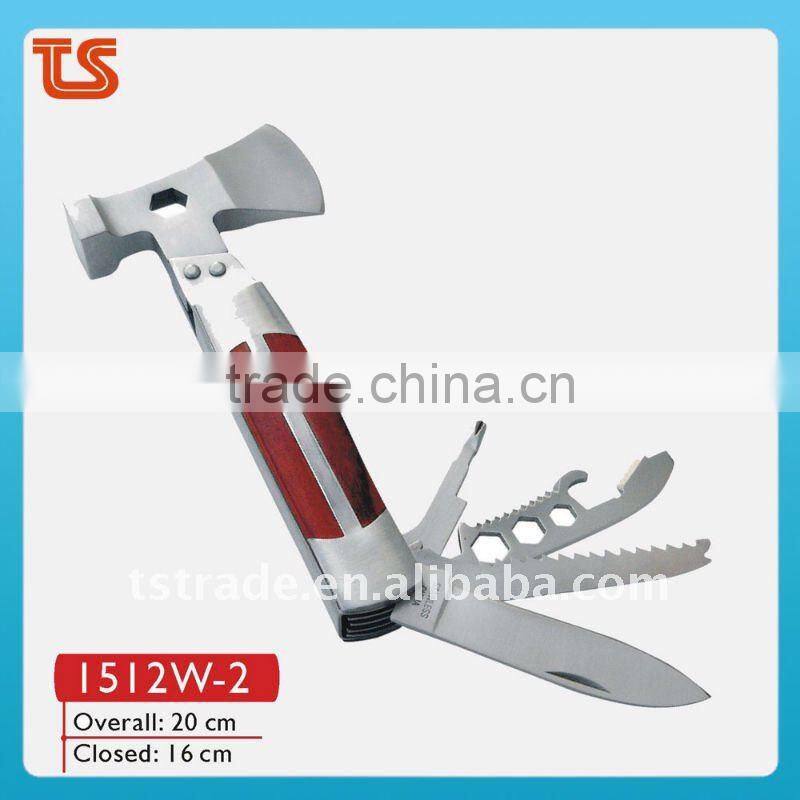 2014 New stainless steel multi cutler warrior tool with hammer(8911 )