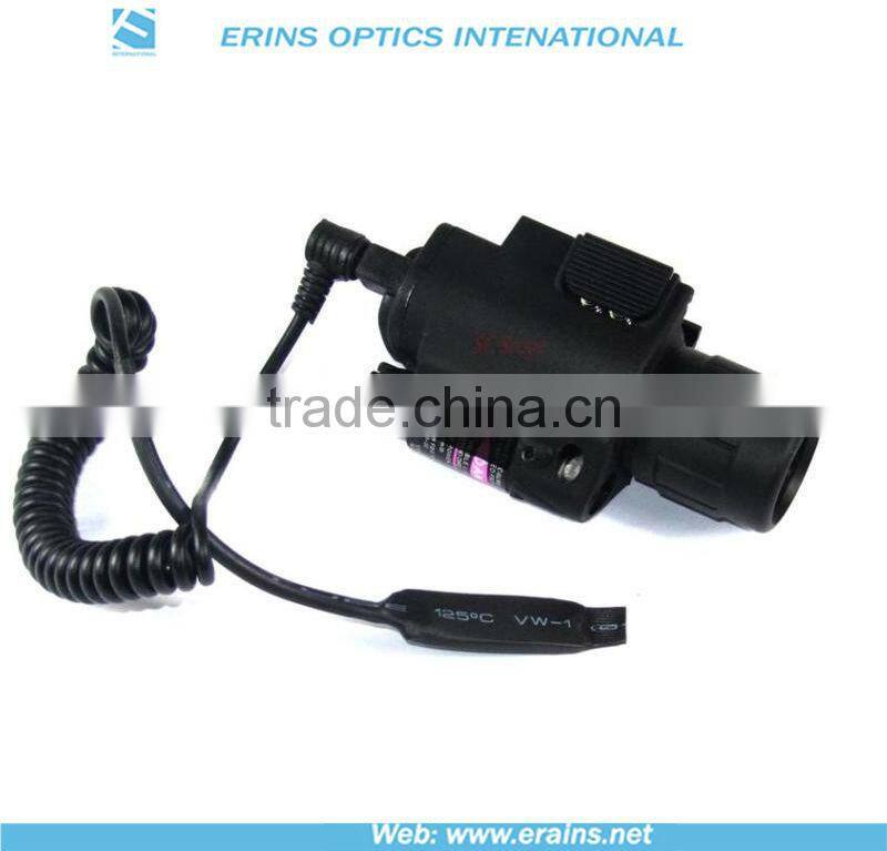 Lightweighted Plastic housing green laser sight and 200 lumens CREE Q5 LED flashlight combo