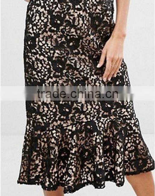 Sexy Women Runway Spring Bodycon Bandage Dress Sexy Black Lace Celebrity Evening Party Dress