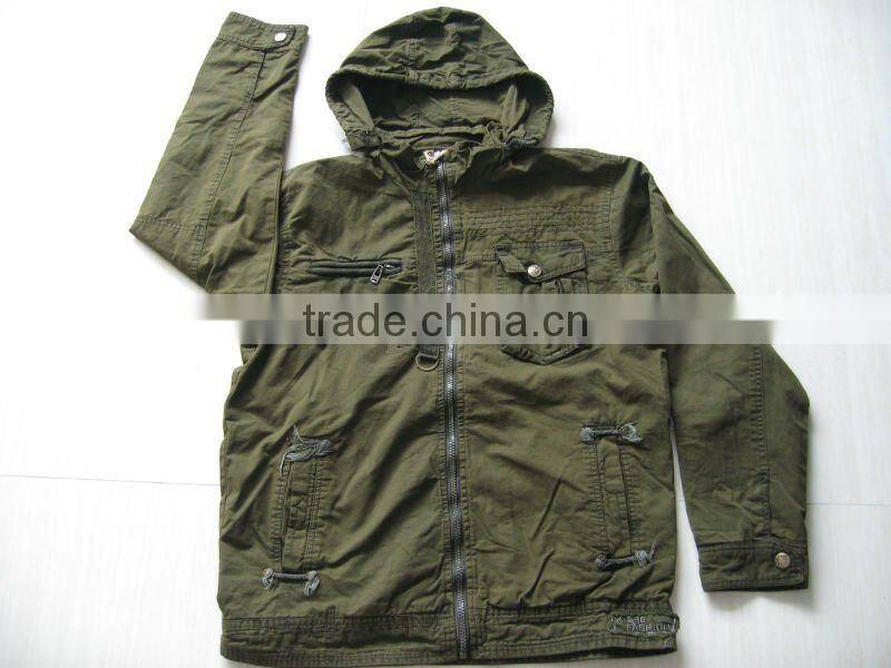 Men's canvas jacket olive2015