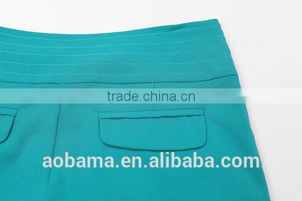 100% Polyester Wholesales Women Summer Elasticated Waist Women Pants