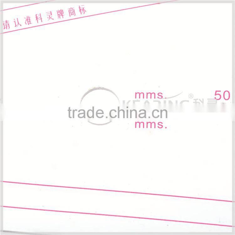 Kearing flexible plastic vary form cuves with seam allowance sew holes ( sandwich line )# 6405