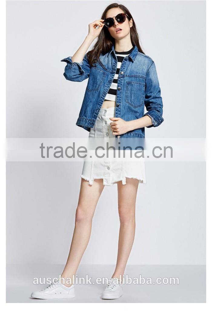 new arrival outdoor winter bulk wholesale loose jean jacket wholesale