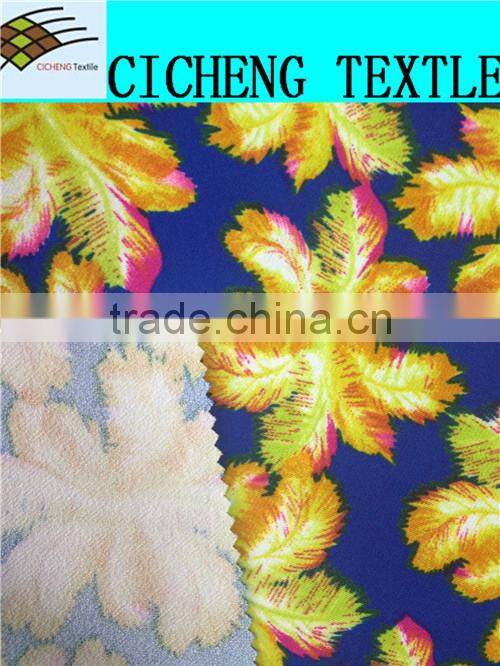 shaoxing cicheng textile polyester/ wool dobby weave wool mixed fabric for coordinates