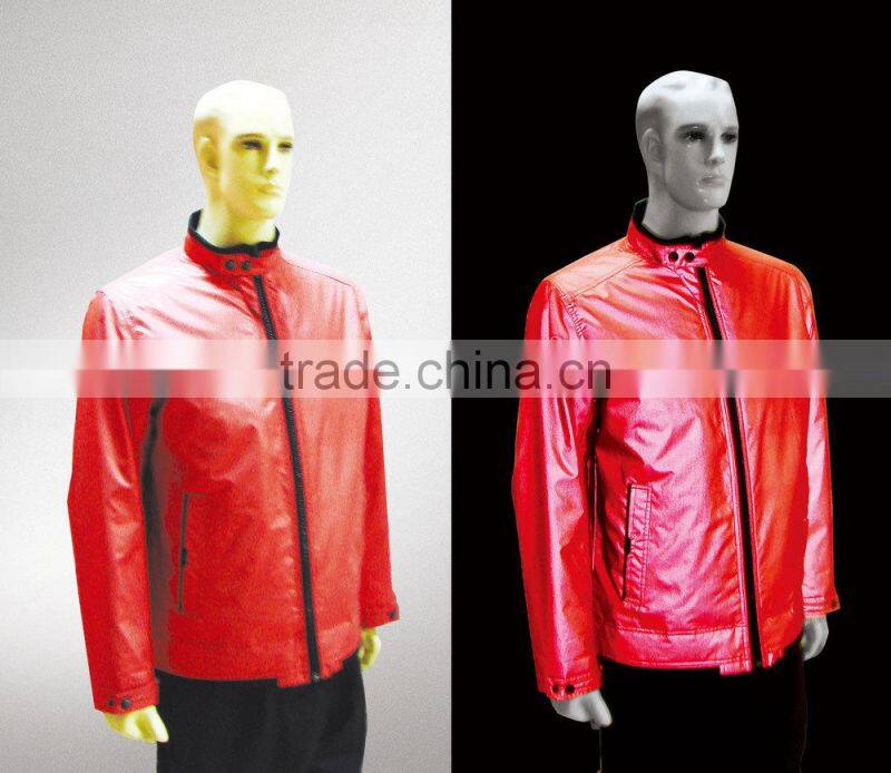 New design fashion low price black reflective fabric