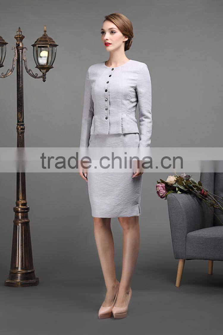 fashion ladies skirt suits custom women suit WM36