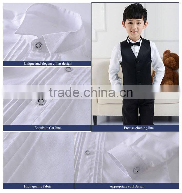 Fashion New Style Black Boys Waistcoat Sets Suit