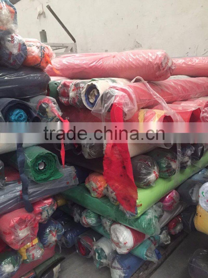 C Grade Polyester Oxford Fabric with Pvc Coated Backing Stock Lots