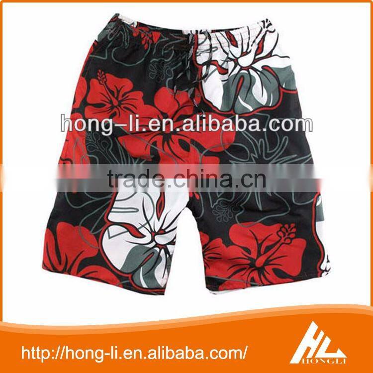 Latest fashion mens beach shorts quick dry swim trunks swimwear shorts