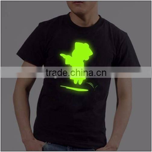 Music party Sound activated flashing lighting LED DJ T shirt