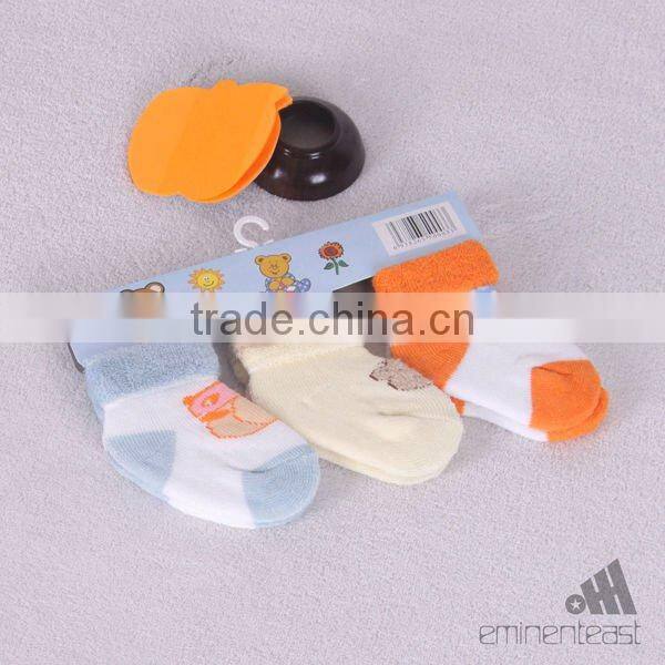 Plain knitted babi sock